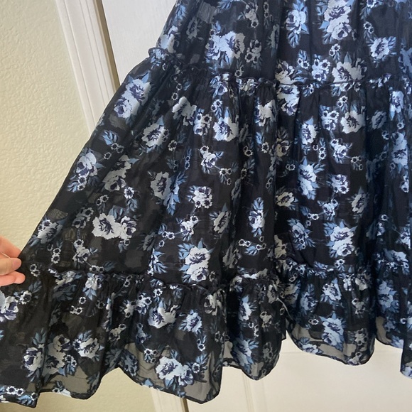 Kate Spade Blue Floral Formal / Semi Formal Dress - Picture 2 of 8